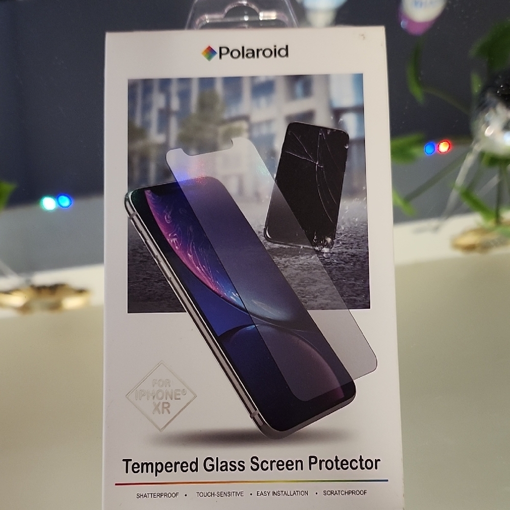 Polaroid Screen Protector for iPhone XR - Black